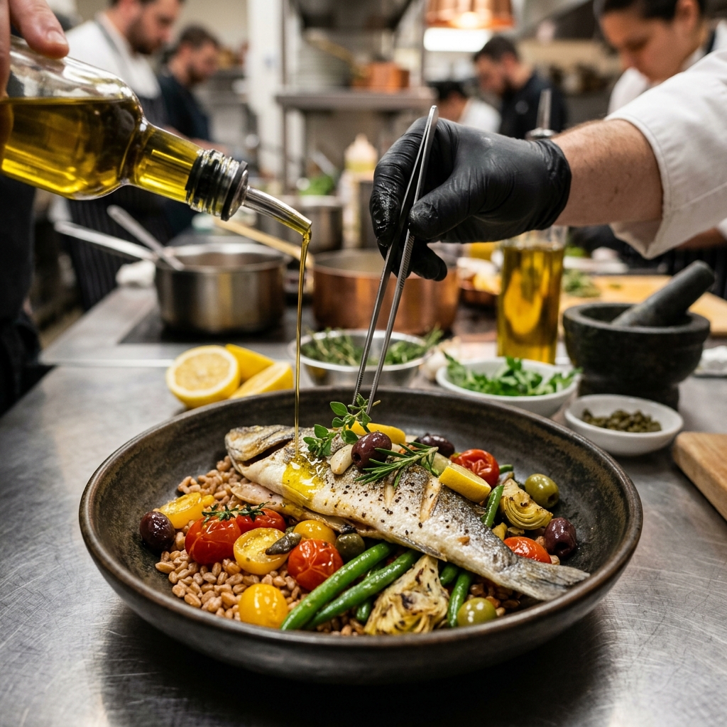 Wnętrze Green Olive Kitchen